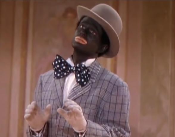 Larry Parks playing Al Jolson