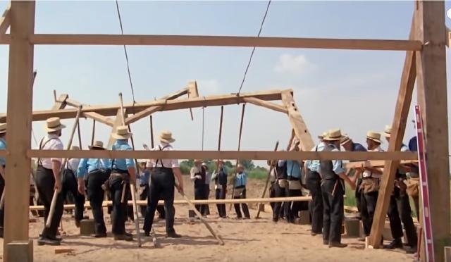 barnraising scene from "Witness"